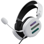 Havit - Wired Gaming Headphones (H2038U) - USB, Rgb Lights, Microphone, Surround Sound - White - (H2038U (White))