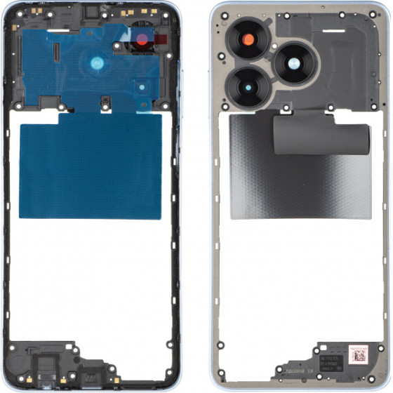 Honor Middle Frame For X5c Plus, Blue - (9707ACJE)