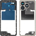 Honor Middle Frame For X5c Plus, Silver - (9707ACJA)