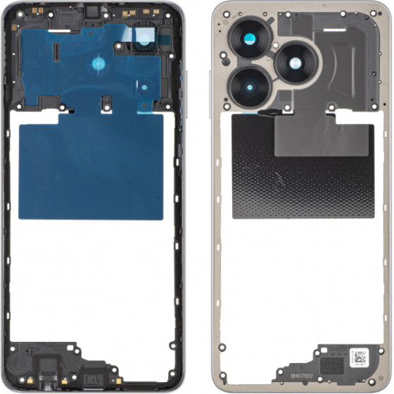 Honor Middle Frame For X5c Plus, Silver - (9707ACJA)