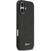 DKNY Pu Leather Grid Pattern Magsafe Case For Iphone 17 Black - (DKHMP17SPSGPHMK)