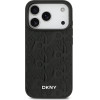 DKNY Pu Leather Grid Pattern Magsafe Case For Iphone 17 Pro Black - (DKHMP17LPSGPHMK)