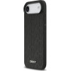 DKNY Pu Leather Grid Pattern Magsafe Case For Iphone Air Black - (DKHMP17MPSGPHMK)