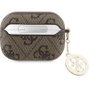 Guess 4G Script PC/Pu Charm Case For Airpods Pro 2 Brown - (GUAP2P4E4CDW)