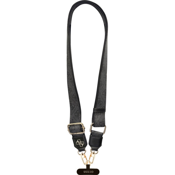Guess Crossbody Strap Pu 4G Metal Logo Black - (GUUCNP4AGMK)