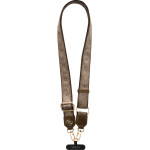 Guess Crossbody Strap Pu 4G Metal Logo Brown - (GUUCNP4AGMW)