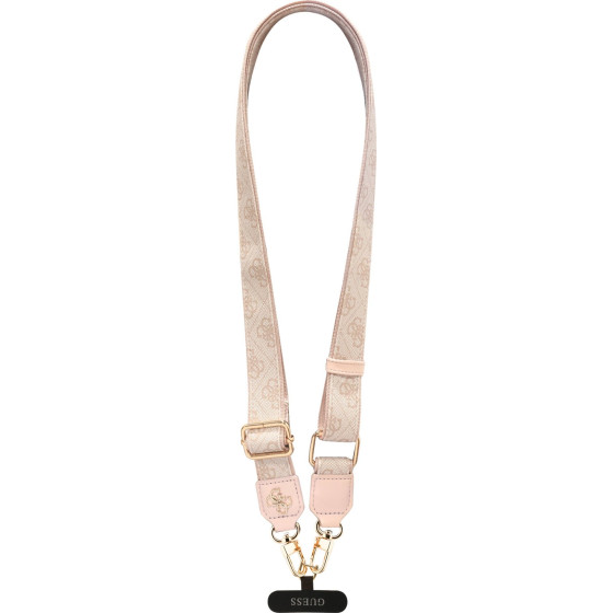 Guess Crossbody Strap Pu 4G Metal Logo Pink - (GUUCNP4AGMP)