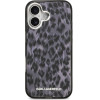 Karl Lagerfeld Iml Leopard Magsafe Case For Iphone 17 Grey - (KLHMP17SHDLEOICK)