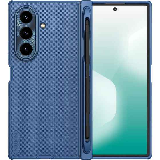 Nillkin Super Frosted Fold Magnetic Pen Slot Back Cover For Samsung Galaxy Z Fold 7 Blue - (57983126243)