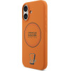 Red Bull Silicone Blue Ring Magsafe Case For Iphone 17 Orange - (RBHMP17S24SIILOV)
