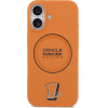 Red Bull Silicone Blue Ring Magsafe Case For Iphone 17 Orange - (RBHMP17S24SIILOV)