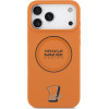Red Bull Silicone Blue Ring Magsafe Case For Iphone 17 Pro Max Orange - (RBHMP17X24SIILOV)