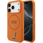 Red Bull Silicone Blue Ring Magsafe Case For Iphone 17 Pro Orange - (RBHMP17L24SIILOV)