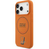 Red Bull Silicone Blue Ring Magsafe Case For Iphone 17 Pro Orange - (RBHMP17L24SIILOV)