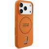 Red Bull Silicone Blue Ring Magsafe Case For Iphone 17 Pro Orange - (RBHMP17L24SIILOV)