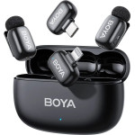 BOYA Mini 2 Lightning & Type-C - 2,4GHz 2mIc Wireless AI-Anc Mic w. Charging Box Mono/stereo/safety- - (BOYA Mini 2-01)