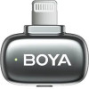 BOYA Mini 2 Lightning & Type-C -Space Grey, 2,4GHz 2mIc Wireless AI-Anc Mic w. Charging Box - (BOYA Mini 2-01- Gray)