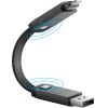 ENERGEA Bazic Gocharge Alucable 4-in-1 Cable (USB-A/USB-C To USB-C/Lightning) 0.15m Black 60W - (CBL-GC4N1-BLK015)