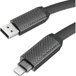 ENERGEA Bazic Gocharge Alucable 4-in-1 Cable (USB-A/USB-C To USB-C/Lightning) 1m Black 60W 3A - (CBL-GC4N1-BLK100)