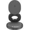 ENERGEA Bazic Gomag Gyre Foldable 3-in-1WIreless Charger With Rotating Base15WFast Charging Gunmetal - (GM-GYRE360-GUN)
