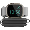 ENERGEA Bazic Gomag Trio Plus Compact Foldable 3-in-1 Wireless Charger 15W Fast Charging Grey - (GM-TRIOPLUS-GRY)