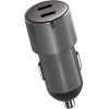 ENERGEA Car Charger 2xUSB-C PD-Pps 66W Gunmetal Alu Drive D60 - (CAR-AD-D60)
