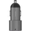 ENERGEA Car Charger 2xUSB-C PD-Pps 66W Gunmetal Alu Drive D60 - (CAR-AD-D60)