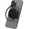 ENERGEA Wireless Charger Magduo Arc 2in1 For Phone And Apple Watch With Retractable Cable Gunmetal - (MAG-DUOARC-GUN)