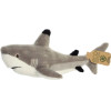 Eco Nation - Plush Toy / Cuddly Blacktip Shark 38 Cm Eco-Friendly - (35017)