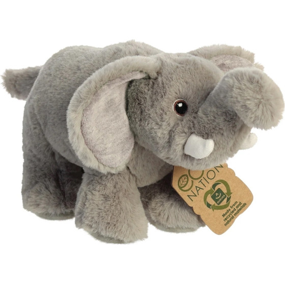 Eco Nation - Plush Toy / Cuddly Elephant 27 Cm Eco-Friendly - (35002)