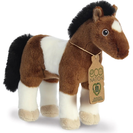 Eco Nation - Plush Toy / Cuddly Paint Horse 23 Cm Eco-Friendly - (35051)