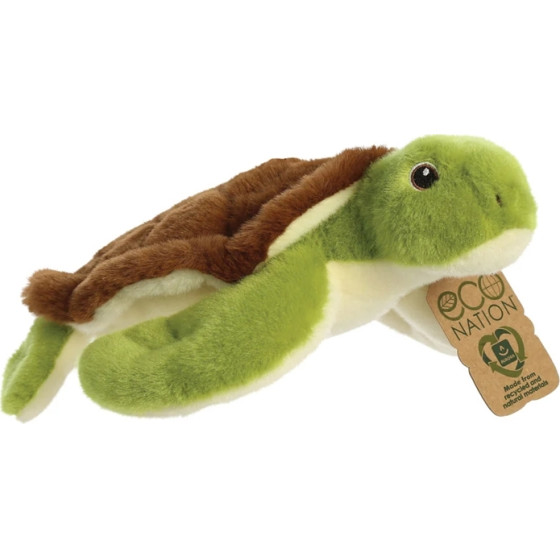 Eco Nation - Plush Toy / Cuddly Sea Turtle 27 Cm Eco-Friendly - (35018)