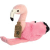 Eco Nation - Plush Toy / Cuddly Sitting Flamingo 27 Cm Eco-Friendly - (35005)