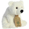 Eco Nation - Plush Toy / Cuddly Sitting Polar Bear 19 Cm Eco-Friendly - (35030)