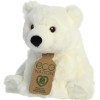 Eco Nation - Plush Toy / Cuddly Sitting Polar Bear 19 Cm Eco-Friendly - (35030)