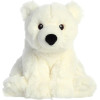 Eco Nation - Plush Toy / Cuddly Sitting Polar Bear 19 Cm Eco-Friendly - (35030)