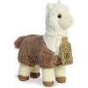 Eco Nation - Plush Toy / Cuddly White-Brown Alpaca 24 Cm Eco-Friendly - (35039)