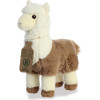 Eco Nation - Plush Toy / Cuddly White-Brown Alpaca 24 Cm Eco-Friendly - (35039)