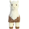 Eco Nation - Plush Toy / Cuddly White-Brown Alpaca 24 Cm Eco-Friendly - (35039)