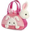 Fancy Pal - Plush Toy Bunny Peekaboo In Pink Bag 20 Cm Eco-Friendly - (61015)