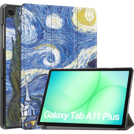 Techsuit - Foldpro - Samsung Galaxy Tab A11 Plus / A9 Plus - Starry Night