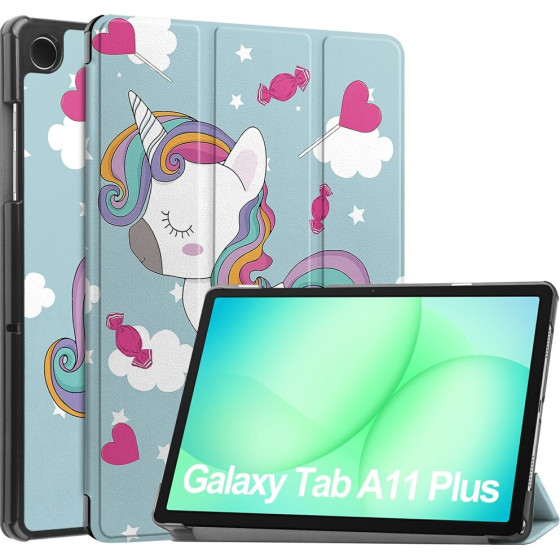 Techsuit - Foldpro - Samsung Galaxy Tab A11 Plus / A9 Plus - Unicorn