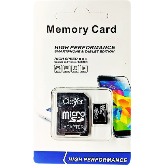 Clever ����� ������ Micro Sd 256GB Class10 U3 �� ��������