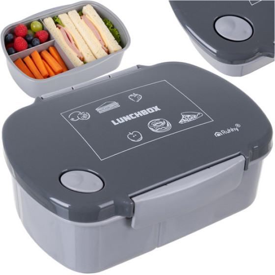 Ruhhy Lunchbox 800ml Gray 26169 - (18714-0)