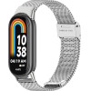 Volte-Tel VT155 ������� �������� ��������� Xiaomi Smart Band 8/Smart Band 9/Smart Band 10 Milan SILVER