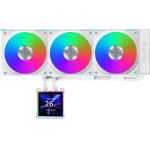 Lian Li Hydroshift Ii LCD-S 360CL White - Rgb Aio Cpu Cooler - 3.4'' Screen - 1851/1700, AM5/AM4 - (G89.GHS2LCDS36CW.00)