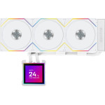 Lian Li Hydroshift Ii LCD-S 360TL White - Rgb Aio Cpu Cooler - 3.4'' Screen - 1851/1700, AM5/AM4 - (G89.GHS2LCDS36TW.00)
