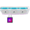 Lian Li Hydroshift Ii LCD-S 360TL White - Rgb Aio Cpu Cooler - 3.4'' Screen - 1851/1700, AM5/AM4 - (G89.GHS2LCDS36TW.00)