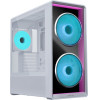Lian Li Lancool 217 Inf White - Infinity Mirror - Atx Pc Case (3 Fans Included) 2 x 170mm,1 x 140mm - (G99.LAN217INFW.00)