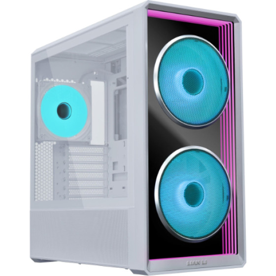 Lian Li Lancool 217 Inf White - Infinity Mirror - Atx Pc Case (3 Fans Included) 2 x 170mm,1 x 140mm - (G99.LAN217INFW.00)